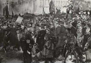 Karl Liebknecht ruft zum Kampf gegen den imperialistischen Krieg