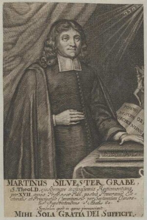 Bildnis des Martinus Silvester Grabe
