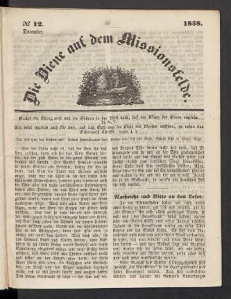N° 12. December. 1858