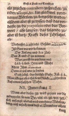 Das Vierdte Capittel Von der Längeren Wortzeit
