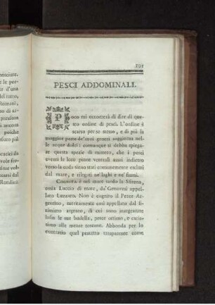 Pesci Addominali.