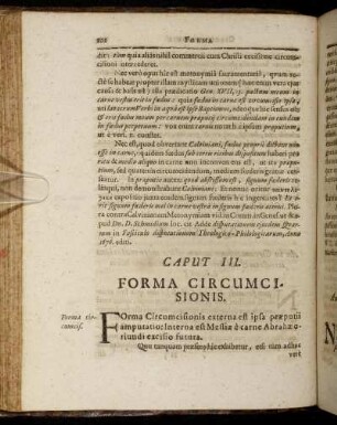 Caput III. Forma Circumcisionis.
