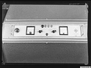 Hochspannungsanlage 60 KV HA1, Schaltblende, Foto 1960