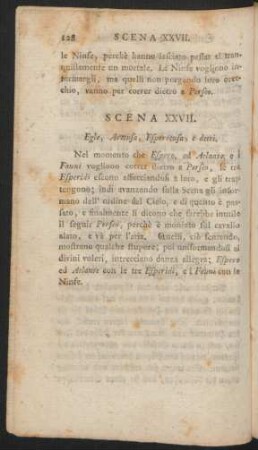 Scena XXVII = Sieben und zwanzigste Scene
