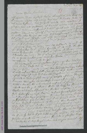 Brief von Louise Otto-Peters an eine Freundin