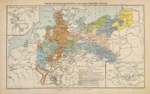 Gebiets-Entwickelung Preußens u. des neuen Deutschen Reiches, Schlacht bei Leipzig. 16 - 18. Oktober 1813, Metz-Sedan