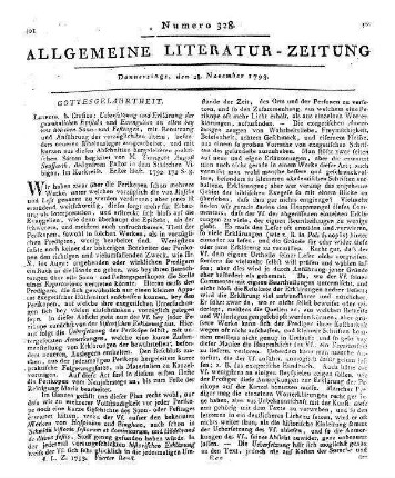 Seyfert, Joh[ann] Christian: Neues homiletisches Magazin, oder Predigten über evangelische und andre Texte, zur Beförderung der häuslichen Andacht. - Leipzig : Jacobäer. 1792