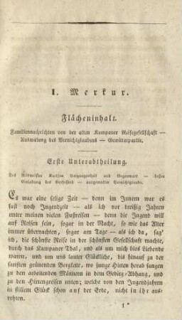 Erste Unterabtheilung