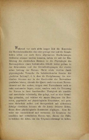 Ueber tonische und klonische Krämpfe des Nervus facialis