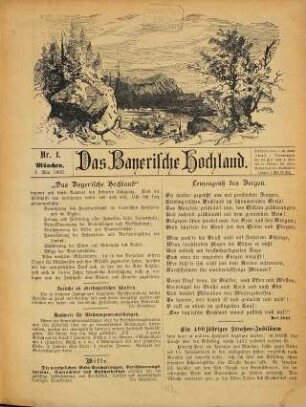 Das bayerische Hochland. 7. 1892