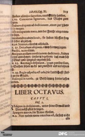Liber Octavus.