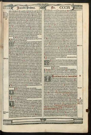 Incipit epistola canonica beati Jacobi apostoli.