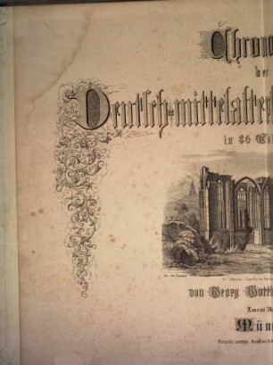 Chronologie der deutsch-mittelalterlichen Baukunst : in 86 Tafeln
