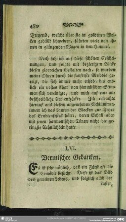 LVI. Vermischte Gedanken