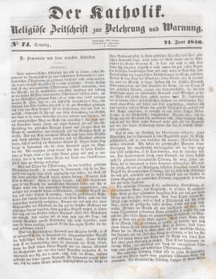 337-339 De Lammenais und seine neuesten Schriften : Fortsetzung