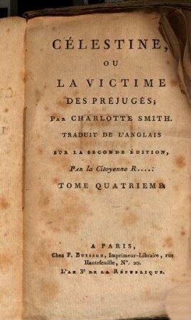 Célestine Ou La Victime Des Préjugés, 4
