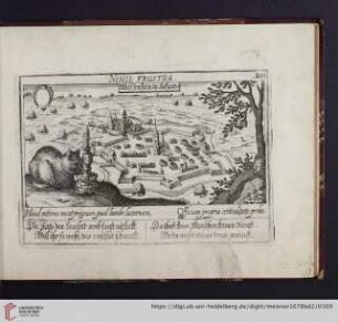 B85. Weissenstein in Lieflandt,"Nihil frustra"