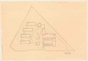 Antikenmuseum, Bagdad - Museum and Directorate General of Antiquities, Baghdad: Lageplan 1:1000