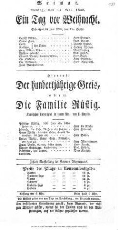 Ein Tag vor Weihnacht