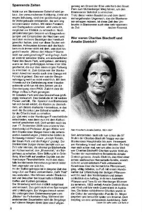 Wer waren Charitas Bischoff und Amalie Dietrich?