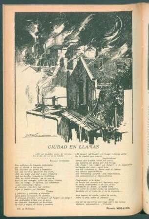 Ciudad en llamas