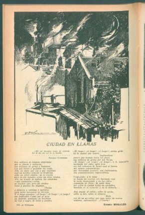 Ciudad en llamas