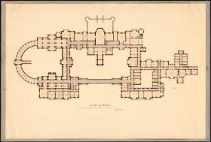 Schloss Bellevue, Berlin Erweiterung: Grundriss UG 1:200