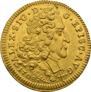 Münze, Dukat, 1708