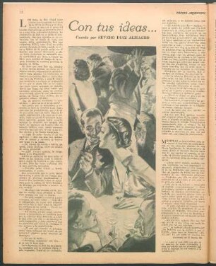 Con tus ideas... : Cuento por Severo Diaz Almagro