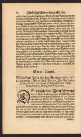 Das 27. Capitel. Wie die stadt Zeila von den Portugallesern verbrennet worden ...
