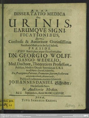 De urinis, earumque significationibus
