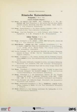 Römische Kaisermünzen (Nr. 387-2037)