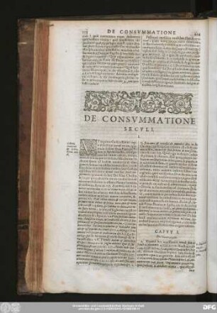 De Consummatione Seculi.