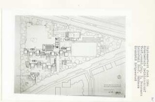 Grundschule, Berlin-Reinickendorf (Diplomarbeit bei Kurt Dübbers): Grundriss Erdgeschoss 1:200