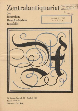 Nr. 1186: Botanik