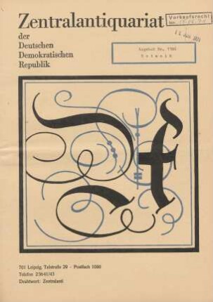 Nr. 1186: Botanik