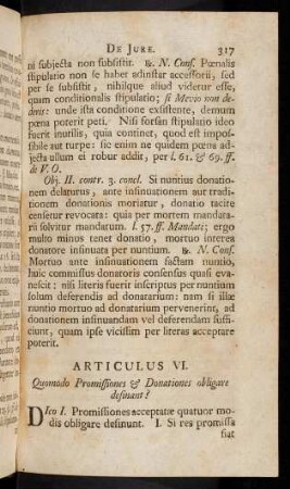 317-326, Articulus VI