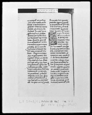 Bernhard von Clairvaux, Sermones in Cantitum Canticorum — Initiale S, Folio 190 verso