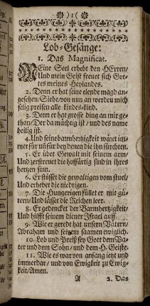 Lob-Gesänge.