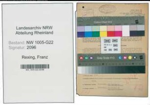 Entnazifizierung Franz Rexing , geb. 14.03.1913 (Teilhaber)