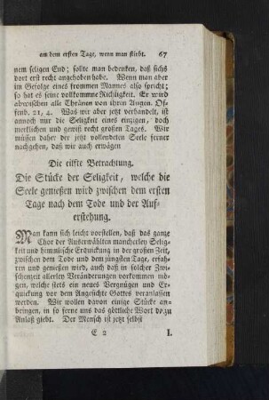 Die eilfte Betrachtung.