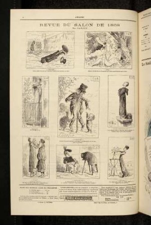 Revue du Salon de 1868, par Darjou