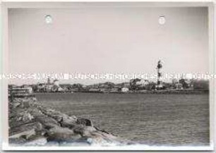 Libau, Hafeneinfahrt