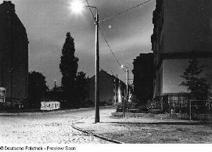Konkordienstraße von der Kreuzung Moritzburger Straße Richtung Konkordienplatz gesehen