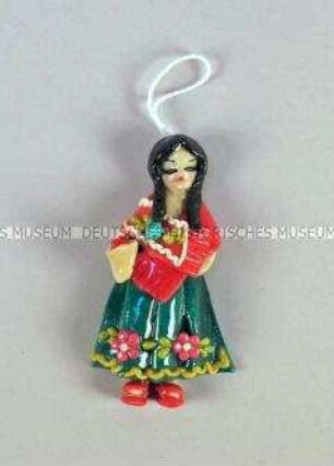 Christbaumschmuck: Weibliche Figur