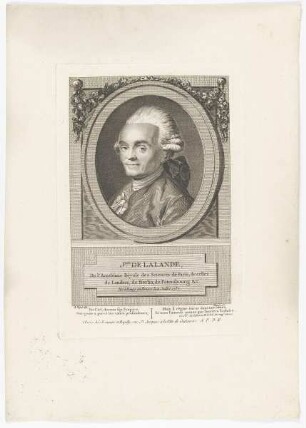 Bildnis des Jerome de Lalande