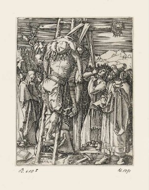 Kreuzabnahme, Blatt 27 der Folge "Passion Christi"