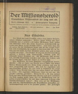 Nr. 2, Februar 1917