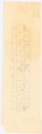 Krankenhaus: Wirtschaftsgebäude: Grundriss 1:200
