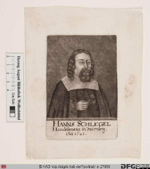 Bildnis Hanns Schlegel